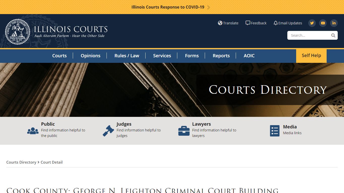 Cook County: George N. Leighton Criminal Court Building